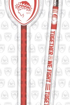 Σετ μολύβια και γόμα - Ολυμπιακός Μπάσκετ 5 