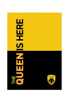 ΤΕΤΡΑΔΙΟ ΡΙΓΕ Β5 40Φ / THE QUEEN IS HERE - AEK ΜΠΑΣΚΕΤ 6