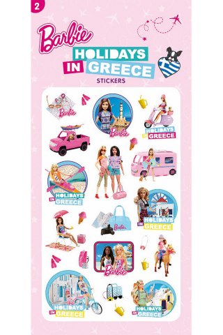 Barbie Αυτοκόλλητα-Διακοπές στην Ελλάδα 2