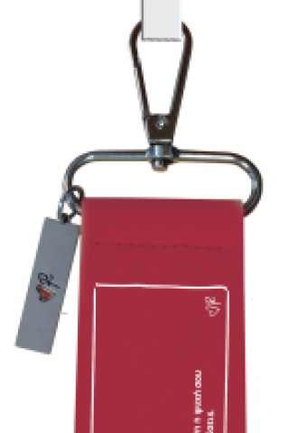 Μπρελοκ δερματ. Κόκκινο Ρενέ / Σ' αγαπάω 