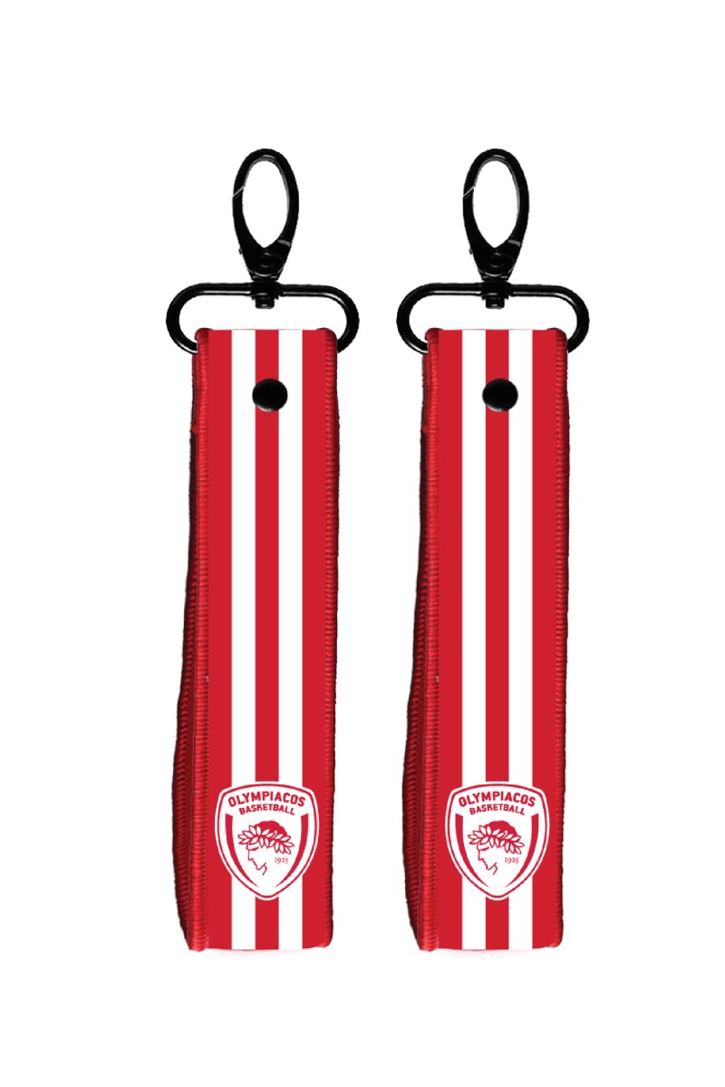 Μπρελόκ καρπού - Ολυμπιακός Μπάσκετ 1 / κόκκινο
