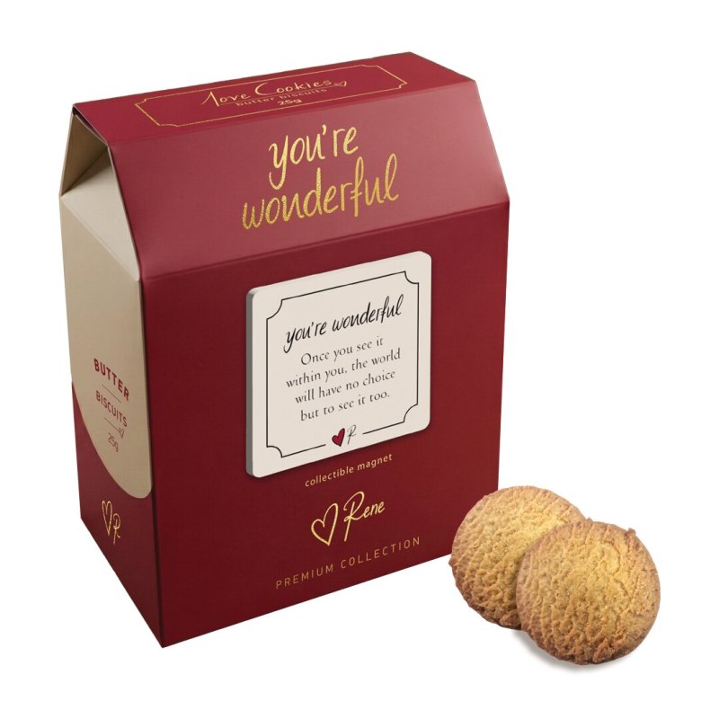 Μπισκότα Ρενέ Love Cookies Premium - you' re wonderful